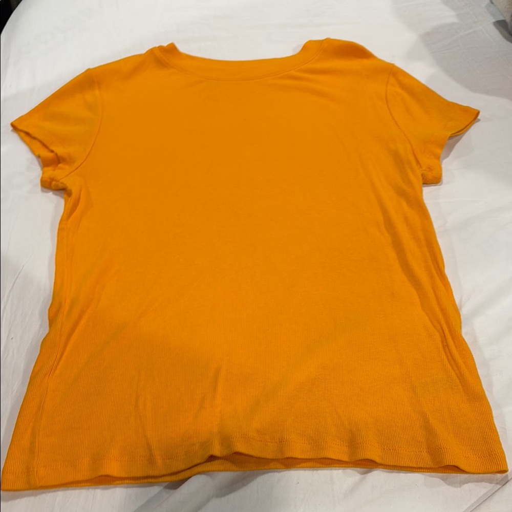 a new day Women's Vibrant Orange Short Sleeve Tee